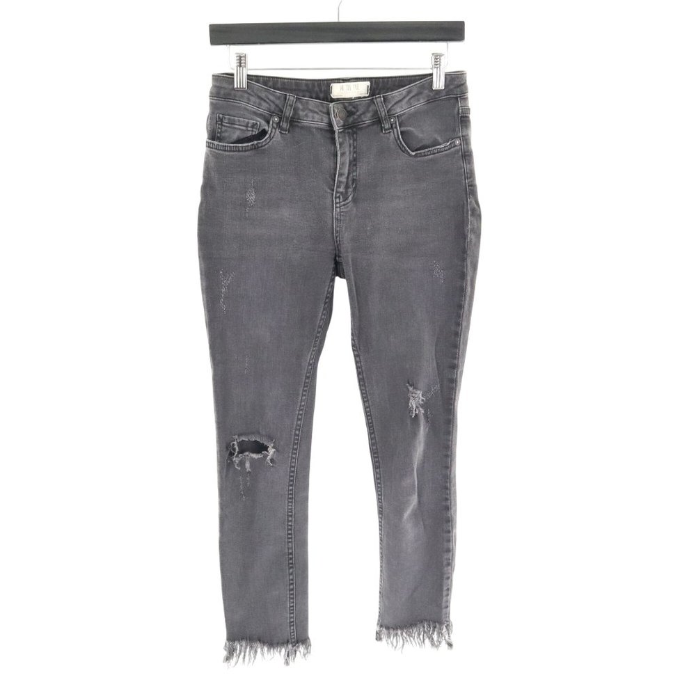 We The Free Distressed Skinny Jeans Womens 26 Black Casual Festival Weekend Edgy